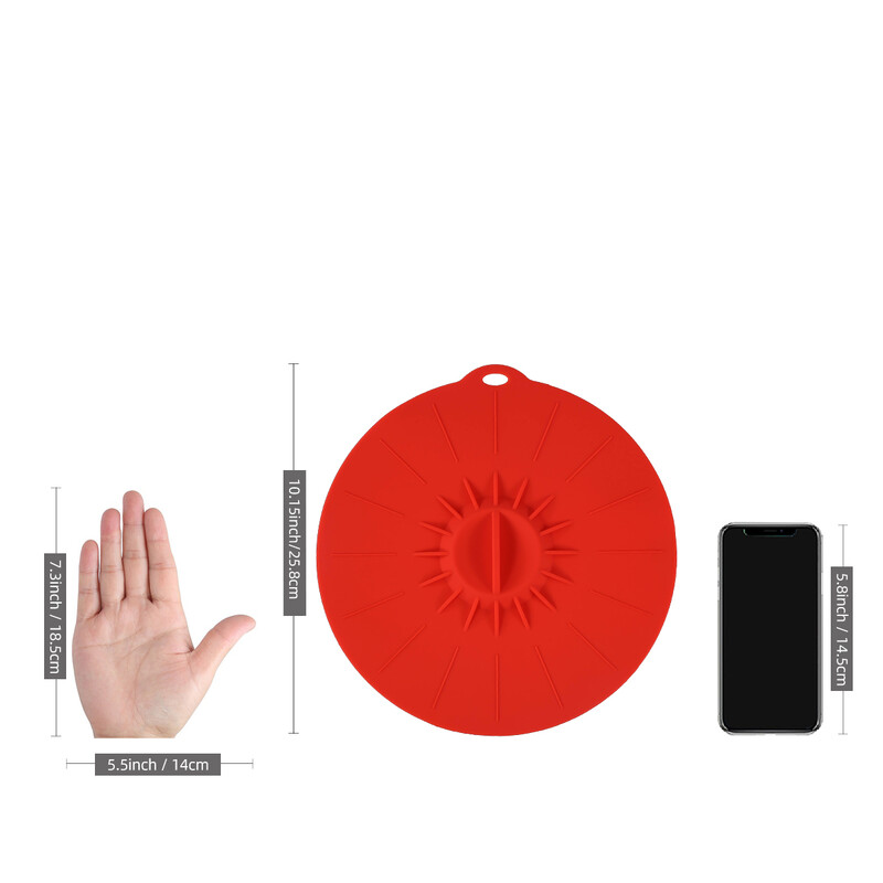 Silikonski poklopci, poklopac za mikrovalnu pećnicu za višekratnu upotrebu, otporni na toplinu, usisni poklopci za hranu odgovaraju šalicama, zdjelama, tanjurima, loncima, tavama, tavama