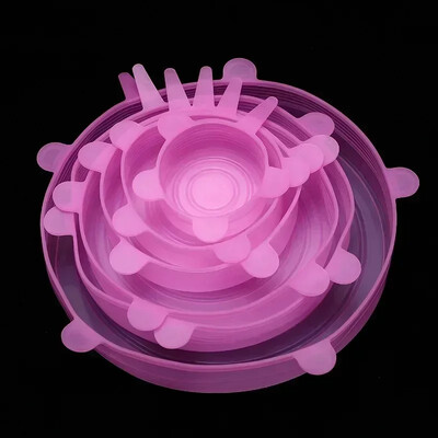 Za kuhinjske dodatke Silikonska ambalaža za hranu može pokriti Organizaciju kuhinjskog spremišta Poklopac zdjele za posuđe Kuhinjsko posuđe Okruglo za višekratnu upotrebu