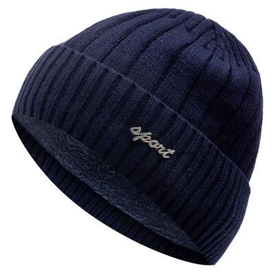 Nova uniseks zimska kapa s dodatkom tople kape od flisa ravnog dizajna, mekana kapa za muškarce, žene, pletena kapa za skijaške sportove na otvorenom