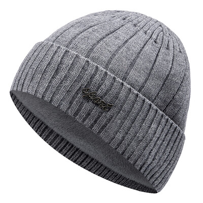 Nova uniseks zimska kapa s dodatkom tople kape od flisa ravnog dizajna, mekana kapa za muškarce, žene, pletena kapa za skijaške sportove na otvorenom