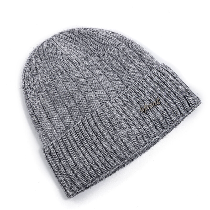 Nova uniseks zimska kapa s dodatkom tople kape od flisa ravnog dizajna, mekana kapa za muškarce, žene, pletena kapa za skijaške sportove na otvorenom