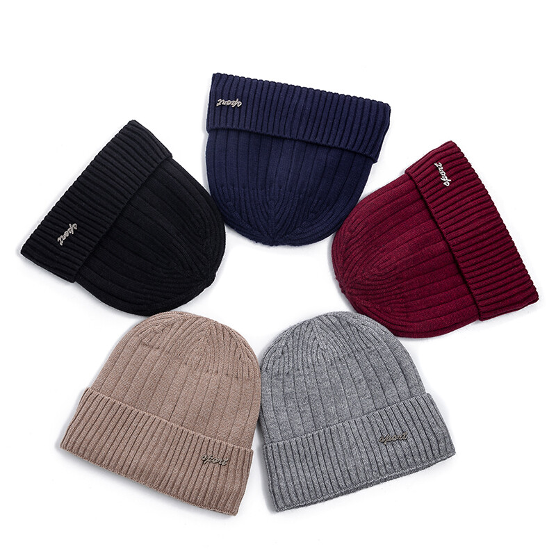 Nova uniseks zimska kapa s dodatkom tople kape od flisa ravnog dizajna, mekana kapa za muškarce, žene, pletena kapa za skijaške sportove na otvorenom