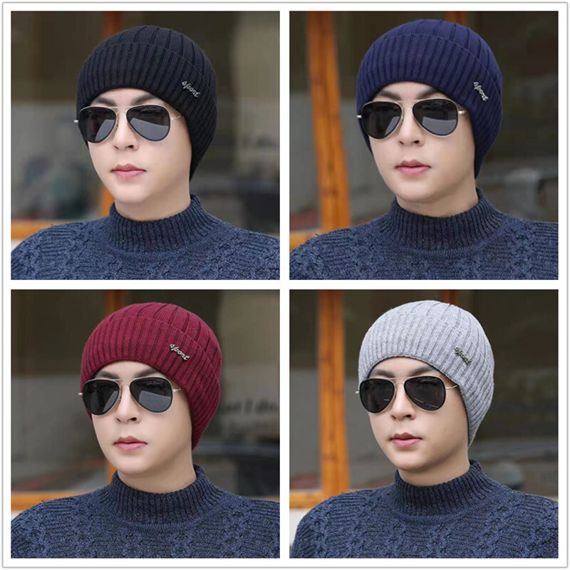 Nova uniseks zimska kapa s dodatkom tople kape od flisa ravnog dizajna, mekana kapa za muškarce, žene, pletena kapa za skijaške sportove na otvorenom