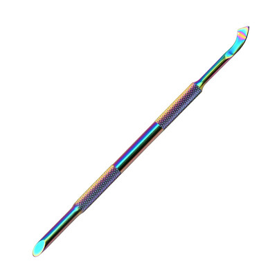 nagi krievu tērauda stumšana dubultgalva pakavs tērauda stumšana atmirusi āda stumšana priekšējā slīpā manikīrs pīlings nagu mākslas manikīra instruments