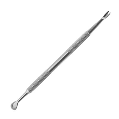 nagi krievu tērauda stumšana dubultgalva pakavs tērauda stumšana atmirusi āda stumšana priekšējā slīpā manikīrs pīlings nagu mākslas manikīra instruments