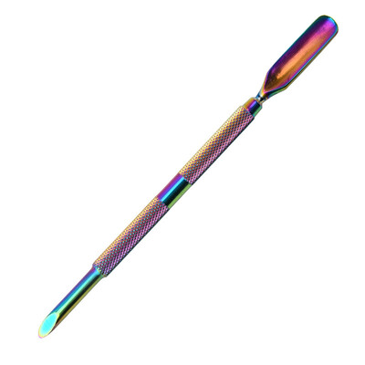 nagi krievu tērauda stumšana dubultgalva pakavs tērauda stumšana atmirusi āda stumšana priekšējā slīpā manikīrs pīlings nagu mākslas manikīra instruments