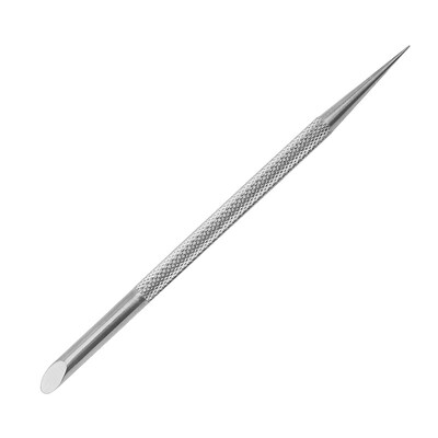 nagi krievu tērauda stumšana dubultgalva pakavs tērauda stumšana atmirusi āda stumšana priekšējā slīpā manikīrs pīlings nagu mākslas manikīra instruments