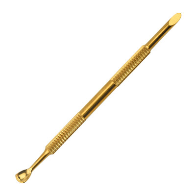 nagi krievu tērauda stumšana dubultgalva pakavs tērauda stumšana atmirusi āda stumšana priekšējā slīpā manikīrs pīlings nagu mākslas manikīra instruments