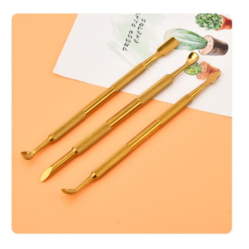 naelad vene terasest lükkamine topeltpea hobuseraua terasest surumine surnud nahk lükkamine eesmine kaldmaniküür koorimine küünte kunst maniküüri tööriist