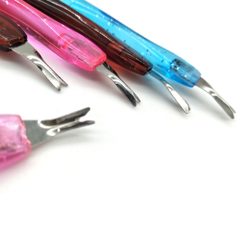 40 tk/partii roostevabast terasest küünenaha eemaldaja trimmi surnud naha küünenaha lükkaja trimmer pediküür küünekunsti tööriistad küünekunsti tarvikute komplekt