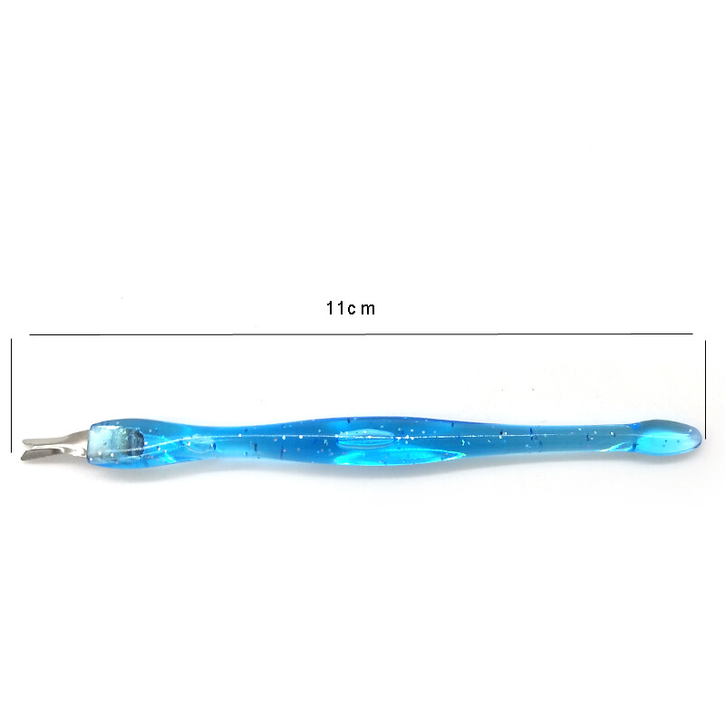 40 tk/partii roostevabast terasest küünenaha eemaldaja trimmi surnud naha küünenaha lükkaja trimmer pediküür küünekunsti tööriistad küünekunsti tarvikute komplekt