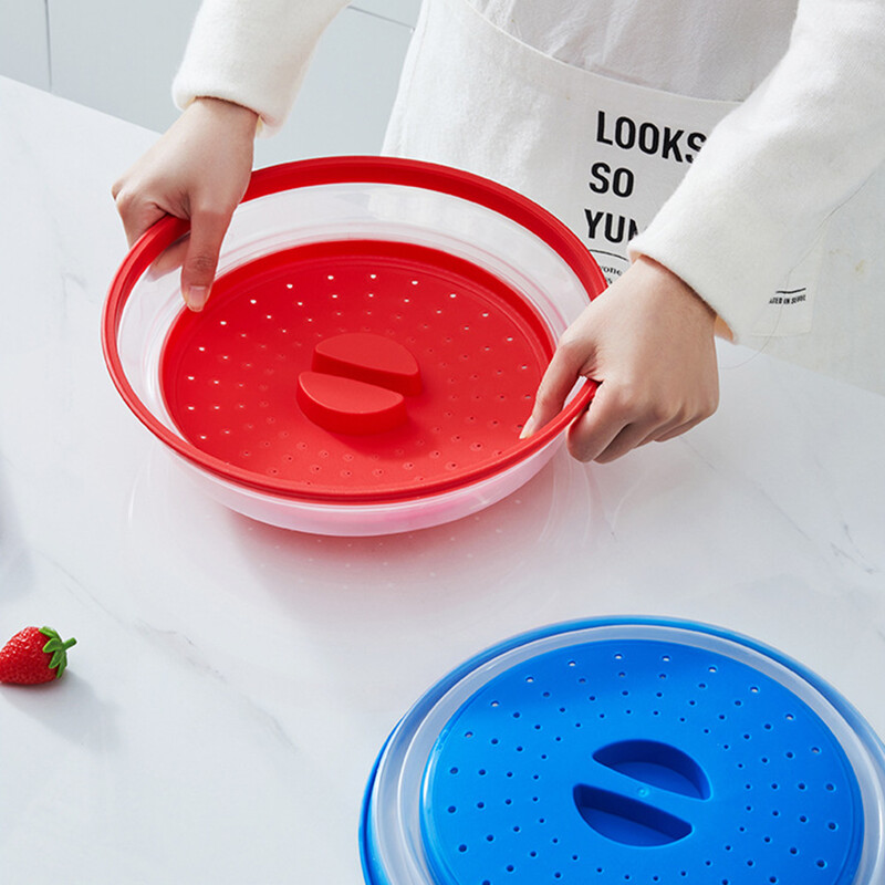 Καπάκι μικροκυμάτων Πτυσσόμενο κάλυμμα φούρνου μικροκυμάτων πολλαπλών χρήσεων με κάλυμμα πιάτου φαγητού χωρίς BPA σχεδίασης άγκιστρου για κουζίνα με φρούτα λαχανικά