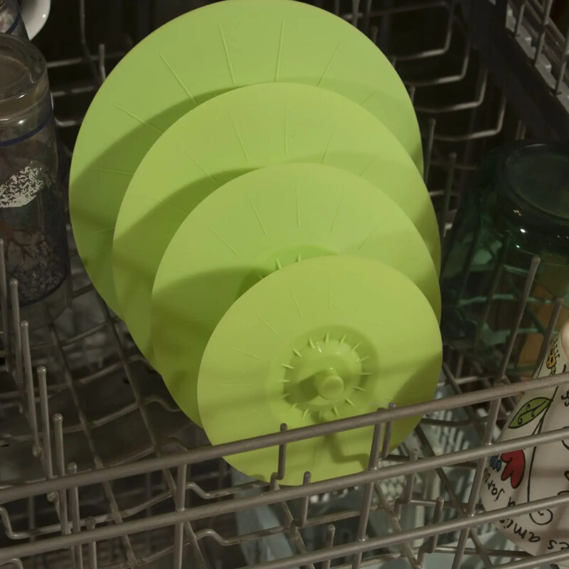 Σετ πέντε τεμαχίων σιλικόνης καπάκι φρεσκάδας σιλικόνης σφραγισμένο κάλυμμα φρεσκάδας κάλυμμα σιλικόνης κενού