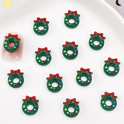 50 ΤΕΜ. Χριστουγεννιάτικο Ελάφι Χιονάνθρωπος Δέντρο από Ρητίνη Βιβλίο DIY Κοσμήματα Νυχιών Γούρια Μανικιούρ φουρκέτα Διακόσμηση Χειροτεχνία Κινούμενα σχέδια