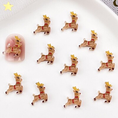 50 ΤΕΜ. Χριστουγεννιάτικο Ελάφι Χιονάνθρωπος Δέντρο από Ρητίνη Βιβλίο DIY Κοσμήματα Νυχιών Γούρια Μανικιούρ φουρκέτα Διακόσμηση Χειροτεχνία Κινούμενα σχέδια