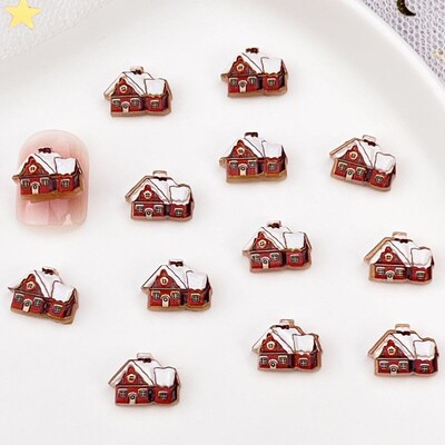 50 ΤΕΜ. Χριστουγεννιάτικο Ελάφι Χιονάνθρωπος Δέντρο από Ρητίνη Βιβλίο DIY Κοσμήματα Νυχιών Γούρια Μανικιούρ φουρκέτα Διακόσμηση Χειροτεχνία Κινούμενα σχέδια