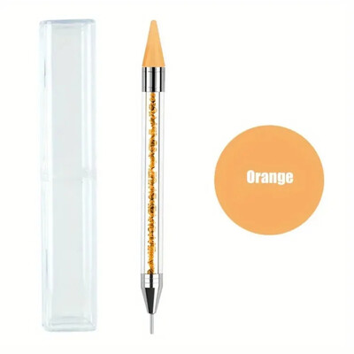 1Pc. Olovka za crtanje noktiju s dvostrukim krajevima za slikanje DIY kistom Rhinestones Drška Birač dijamanata Alat za manikuru Olovka za crtanje Alat za nokte