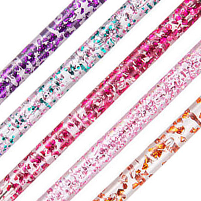 5 τμχ/σετ Nail Art Dotting στυλό Κρυστάλλινες χάντρες Λαβή με διπλό άκρο Σχέδιο ζωγραφικής Rhinestones Εργαλεία μανικιούρ