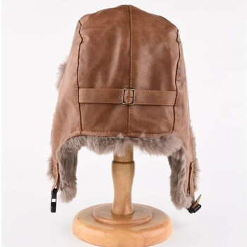 Ανδρικά Winter Trapper Aviator Trooper Earflap Ζεστό ρωσικό αντιανεμικό καπέλο σκι καπέλο bomber για γυναίκες Шапки Зимние Меховые Καπέλο Ushanka