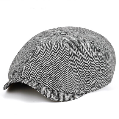 Vintage muški ležerni šešir za novine Proljeće ljeto Retro šešir s beretkom Divlji ležerni šeširi Unisex osmerokutna kapa Modne hip hop kape Gorras
