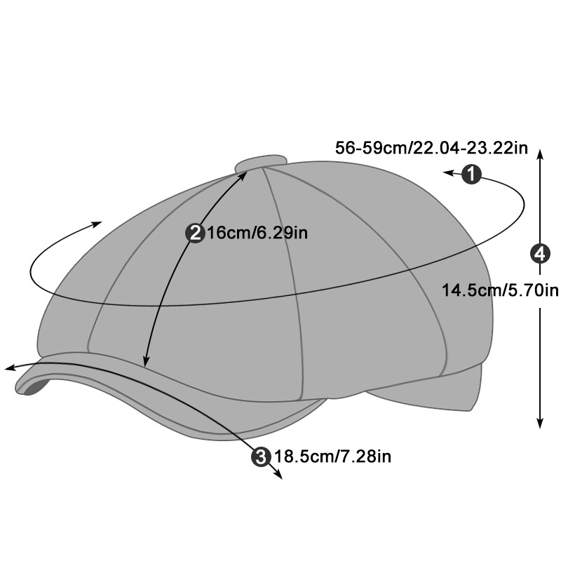 Vintage muški ležerni šešir za novine Proljeće ljeto Retro šešir s beretkom Divlji ležerni šeširi Unisex osmerokutna kapa Modne hip hop kape Gorras