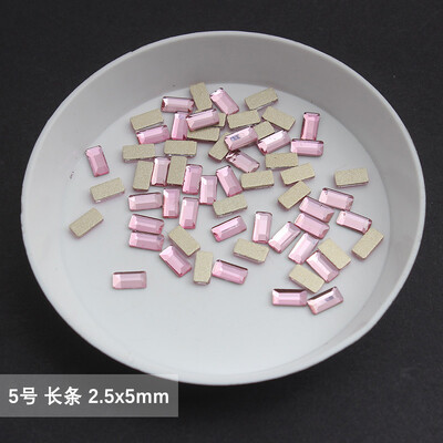 χονδρική Ανοιχτό ροζ πολλαπλών στυλ Επίπεδη πλάτη στρας νυχιών Ειδικού σχήματος Κρύσταλλοι τέχνης Πέτρες 3D εξατομικευμένη διακόσμηση