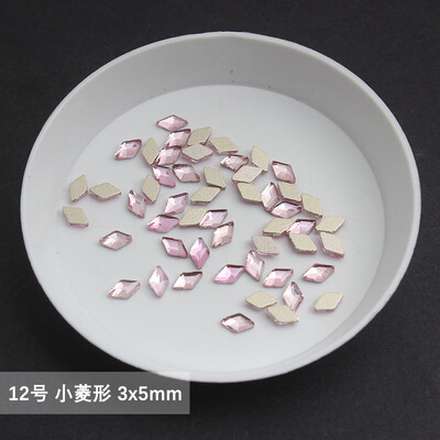 χονδρική Ανοιχτό ροζ πολλαπλών στυλ Επίπεδη πλάτη στρας νυχιών Ειδικού σχήματος Κρύσταλλοι τέχνης Πέτρες 3D εξατομικευμένη διακόσμηση