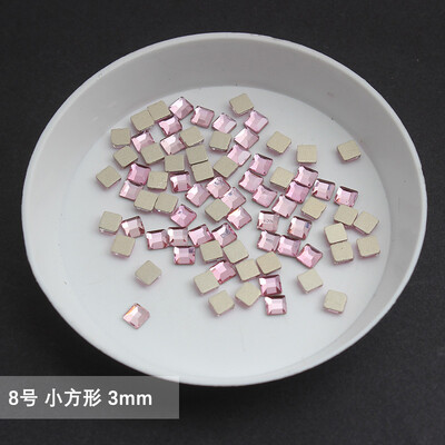 χονδρική Ανοιχτό ροζ πολλαπλών στυλ Επίπεδη πλάτη στρας νυχιών Ειδικού σχήματος Κρύσταλλοι τέχνης Πέτρες 3D εξατομικευμένη διακόσμηση