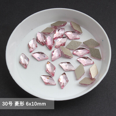 χονδρική Ανοιχτό ροζ πολλαπλών στυλ Επίπεδη πλάτη στρας νυχιών Ειδικού σχήματος Κρύσταλλοι τέχνης Πέτρες 3D εξατομικευμένη διακόσμηση