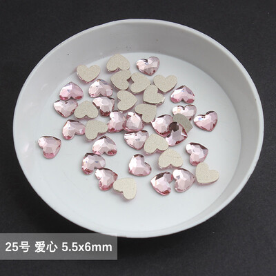 χονδρική Ανοιχτό ροζ πολλαπλών στυλ Επίπεδη πλάτη στρας νυχιών Ειδικού σχήματος Κρύσταλλοι τέχνης Πέτρες 3D εξατομικευμένη διακόσμηση