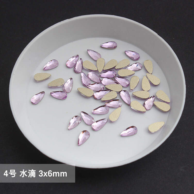 χονδρική Ανοιχτό ροζ πολλαπλών στυλ Επίπεδη πλάτη στρας νυχιών Ειδικού σχήματος Κρύσταλλοι τέχνης Πέτρες 3D εξατομικευμένη διακόσμηση