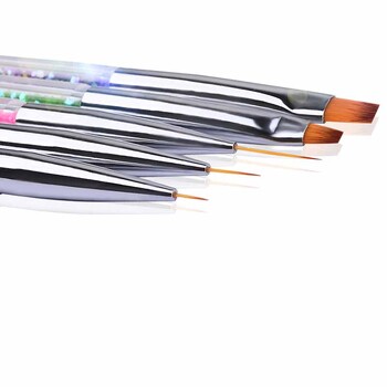 5 τμχ Nails Art Dotting Pen Nails Brushes for Nails Art Αξεσουάρ Εργαλεία κιτ Προμήθειες νυχιών για επαγγελματίες Σετ μανικιούρ