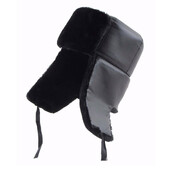 Νέα βαμβακερά καπέλα βομβαρδισμού Χειμερινά ανδρικά ζεστά καπέλο Ushanka με πτερύγιο αυτιού από συνθετικό δέρμα γούνα Στρατιωτικό καπάκι για γυναίκες