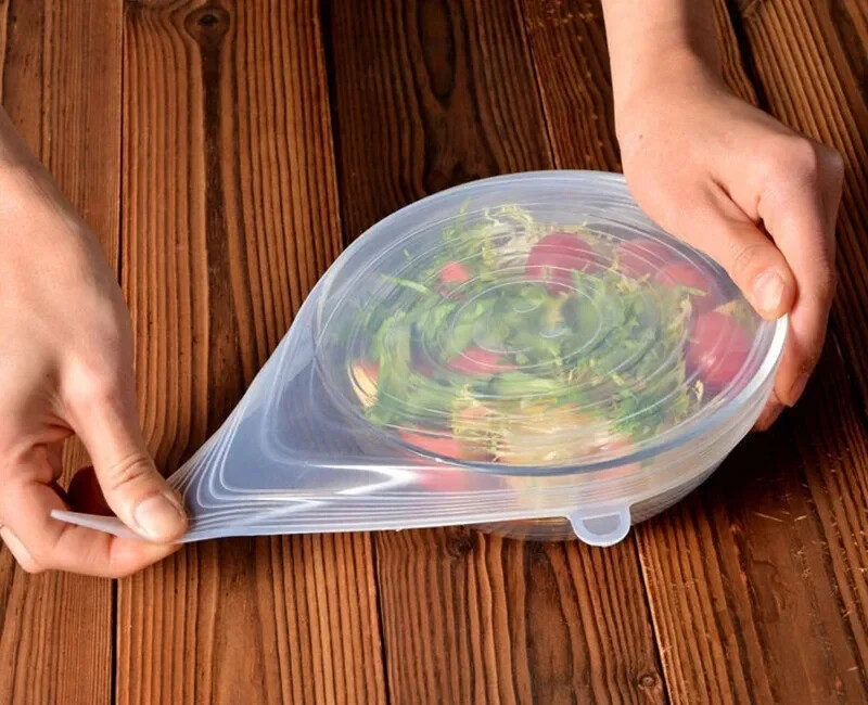 Organizacija skladištenja hrane za kuhinju Plastični silikonski dodaci Spremnik Hladnjak Općenito Prilagodljivi poklopac za hladnjak Posuđe