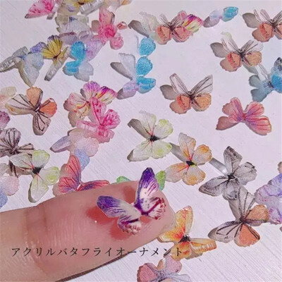 10 komada 3D Little Yellow Duck Nail Art Charms Japanski izvrsni ukrasi od kamenčića za nokte DIY pribor za utiskivanje noktiju