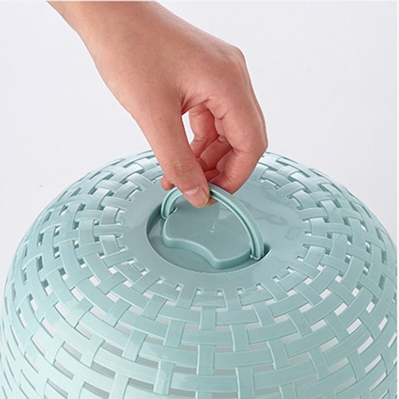 Toidukate Kodu Mosquito Fly Köögiviljakate Plastikust ümmargune toit Tolmukindel söögilaud Toidukate Köögitarvikud