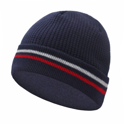 Čvrsta kapa kapa Ženske pletene kape za muškarce Kapa Jesenska skijaška maska Ženska kapa na glavi Skullies Skullies pletena ženska zimska kapa Kapa