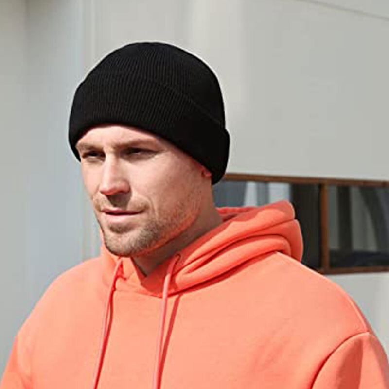 Čvrsta kapa kapa Ženske pletene kape za muškarce Kapa Jesenska skijaška maska Ženska kapa na glavi Skullies Skullies pletena ženska zimska kapa Kapa