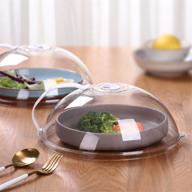 Mikrolaineahju kütteseade Kausi kate Külmkapp ümmargune plastik läbipaistev õlilekkekindel värske kate kausi kate