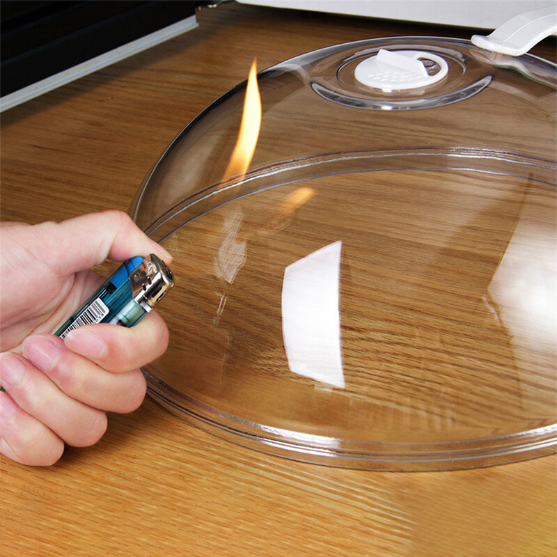 Mikrolaineahju kütteseade Kausi kate Külmkapp ümmargune plastik läbipaistev õlilekkekindel värske kate kausi kate