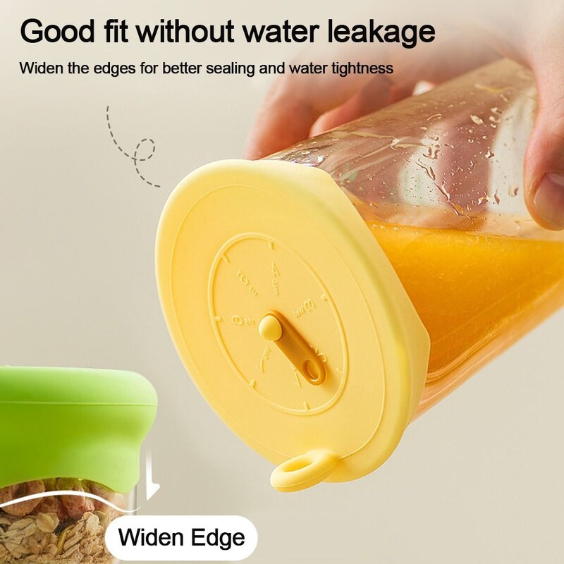 Silikoonist värskelt säilivad kaaned Köögitarvikud Korduvkasutatavad konteineri kaaned Ümmargused toidukaaned