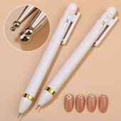 4 vienā Nail Art Dotting Tools Nail Drill Point Nagu instrumenti Punktu krāsošanas rīki Nail Point Drill Pen