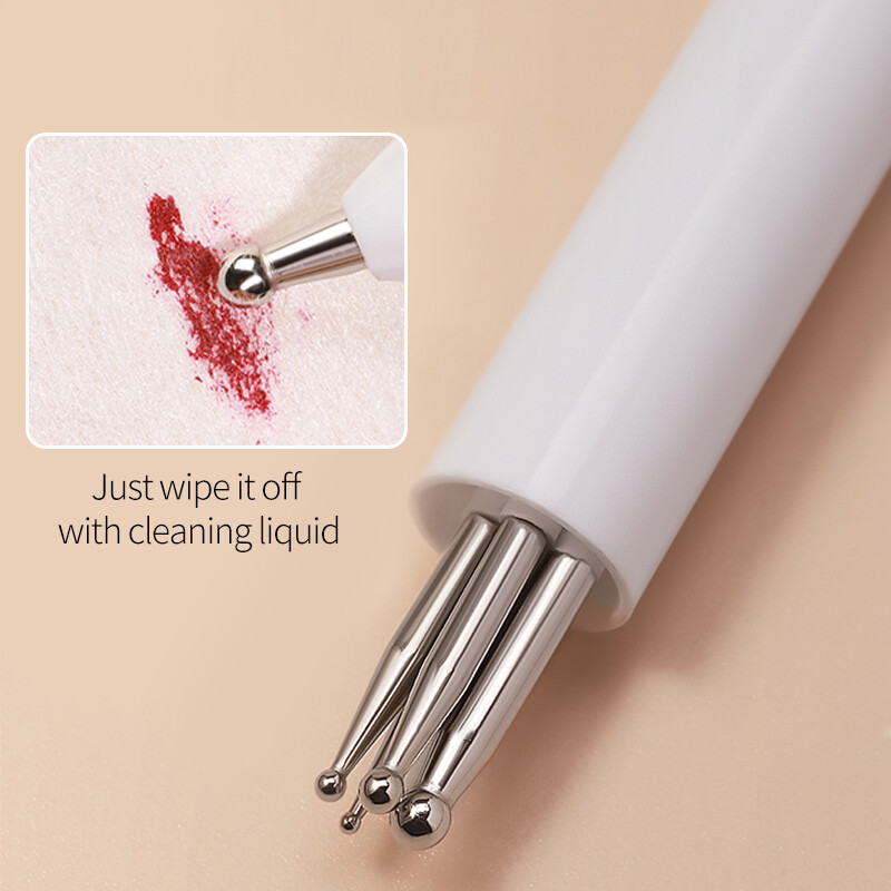 4 in 1 Nail Art Dotting Tools Nail Drill Point Nail Tools Taškų dažymo įrankiai Nail Point Drill Pen