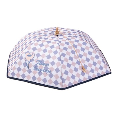 2024 m. Naujas sulankstomas terminis maisto dangtelis valgomojo stalo maisto dangtelis su aliuminio folija maisto izoliacija, dulkėms atsparus dangtelis namams