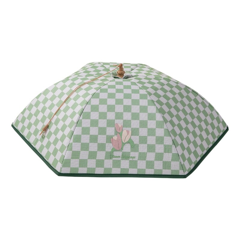 2024 m. Naujas sulankstomas terminis maisto dangtelis valgomojo stalo maisto dangtelis su aliuminio folija maisto izoliacija, dulkėms atsparus dangtelis namams