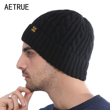 Επώνυμα Winter Beanies Ανδρικά Χειμερινά Καπέλα για Άντρες Γυναικεία Πλεκτά Καπέλο Μπόνε Μόδα Καπέλα Skullies Μαύρη μάσκα Μάλλινο καπέλο ζεστό καπέλο 2017