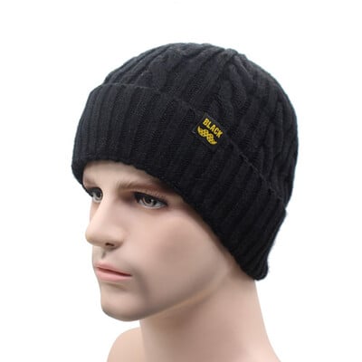 Marka Zimske kape Muške zimske kape Za muškarce Žene Pletena kapa Šešir Modne kape Skullies Crna maska Vunena kapa Topla kapa 2017.