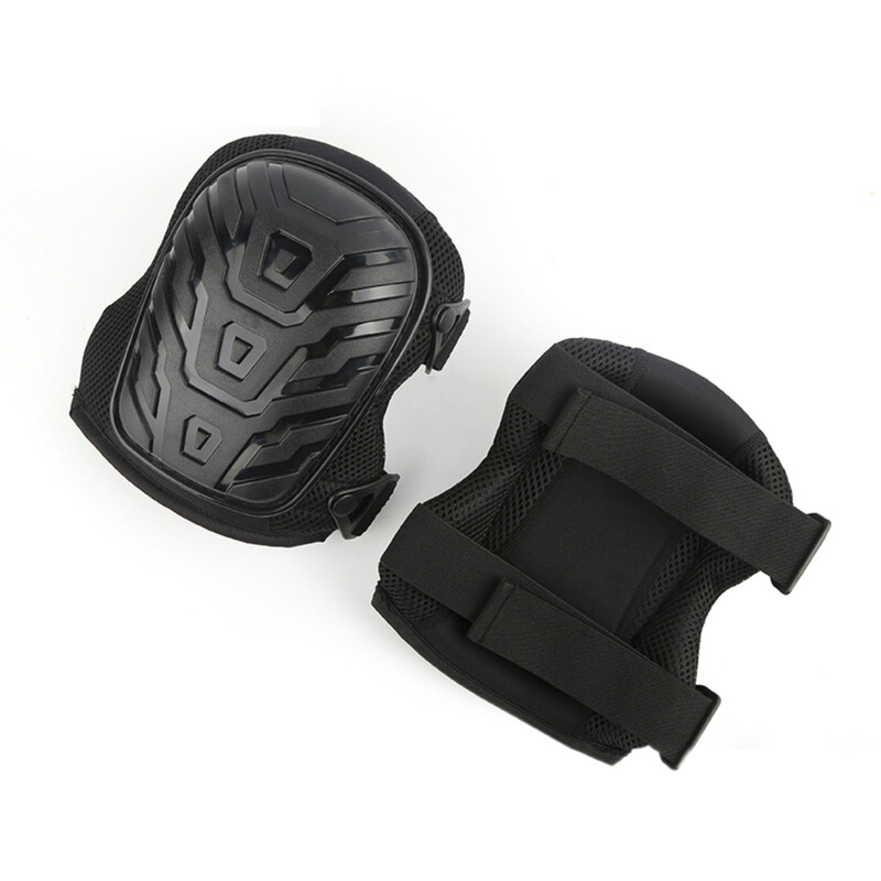 1 profesionālu ceļgalu spilventiņu pāris — biezs gēla spilvens, dubultās siksnas un regulējami skavas — lieliski piemēroti darbam, dārzkopībai un celtniecībai