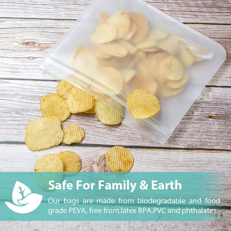 10kom Silikonska vrećica za pohranu hrane, nepropusna, višekratna samostojeća vrećica sa zatvaračem, šalica, vrećica za svježinu, vrećica za pohranu hrane, omot za svježe
