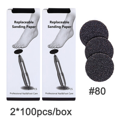 Foot Dead Skin Sandpaper Smart Wheel Pedicure Disc File Εργαλείο μανικιούρ Αντικαθιστώμενο γυαλόχαρτο για αφαίρεση κάλων 25mm